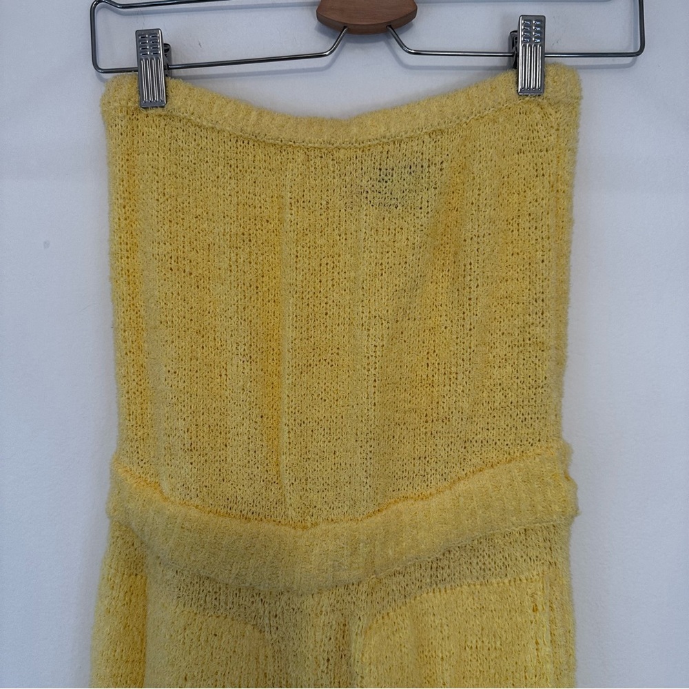 Free People Beach Claire One-Piece Yellow - Picture 8 of 13